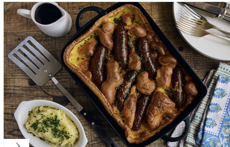Toad in the Hole and a Simple Onion Gravy
