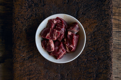 Diced Grass Fed Beef Shin