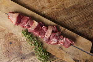 Diced Grass Fed Lamb Leg