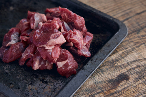 Diced Grass Fed Lamb Shoulder