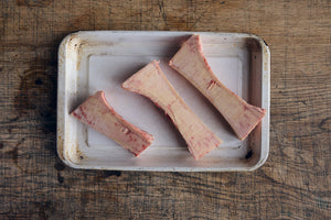 Grass Fed Beef Marrow Bone Boats