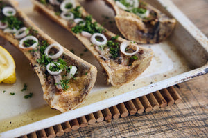 Grass Fed Beef Marrow Bone Boats