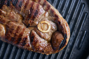 Grass Fed Lamb Leg Gigot Steak