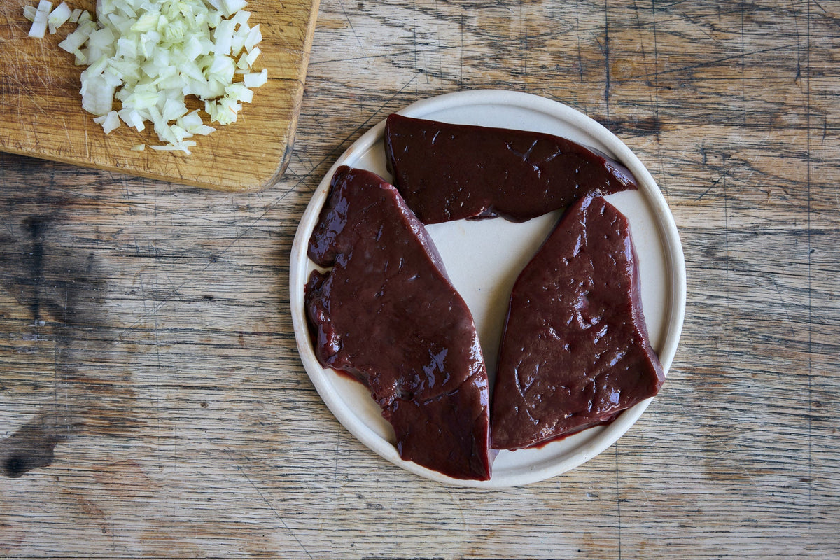 Grass-fed ox liver